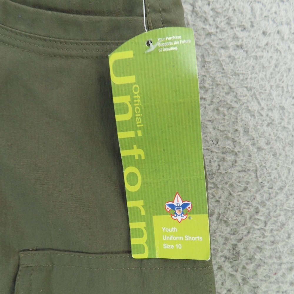 Boy Scouts of America BSA CUB Uniform Green Shorts sz 10 New NWT - Picture 5 of 11